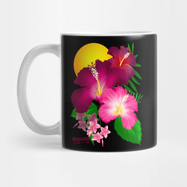 Hibiscus Paradise by MetroInk